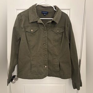 Charter Club Women's Olive Jacket